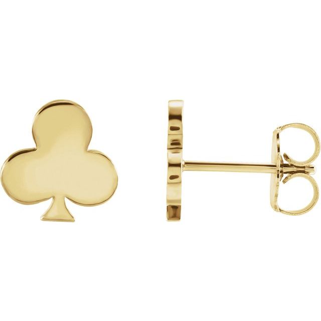 14K Club Earrings