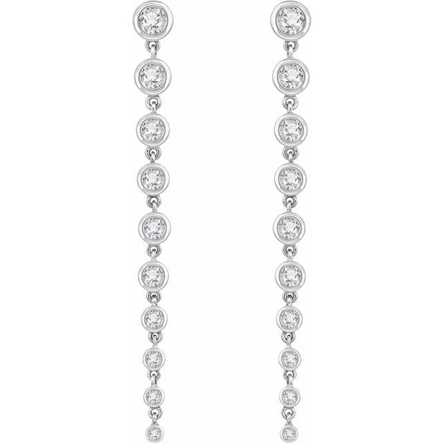 14K 2 CTW Lab-Grown Diamond Earrings