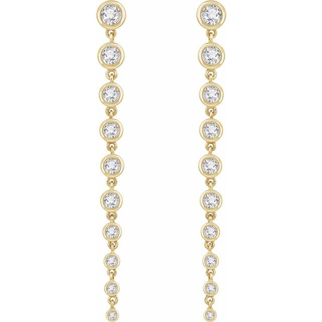 14K 2 CTW Lab-Grown Diamond Earrings
