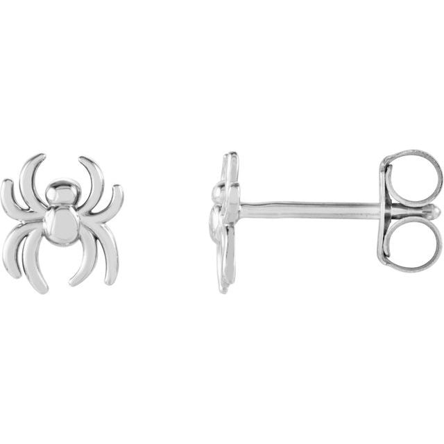 14K Spider Earrings
