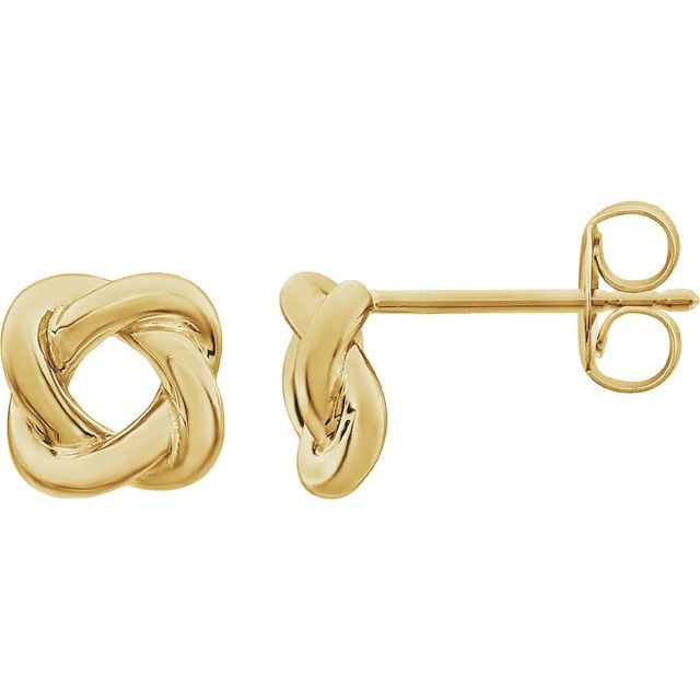 14K Knot Earrings