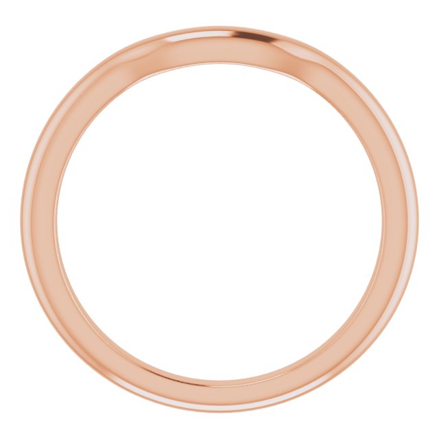 14K Band for Square Ring