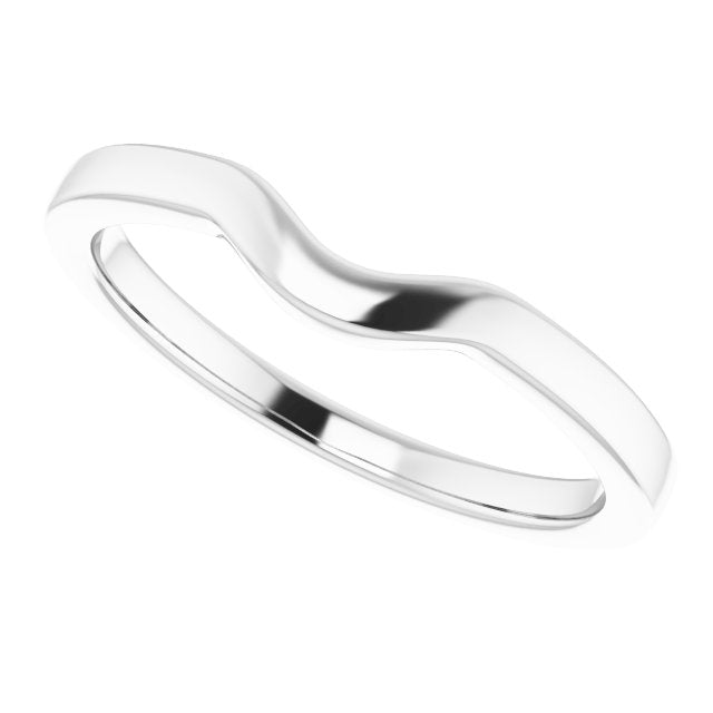14K Matching Band for Round Ring
