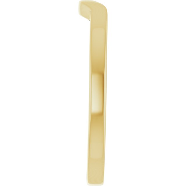 14K Matching Band for Cushion Ring