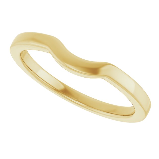 14K Matching Band for Cushion Ring