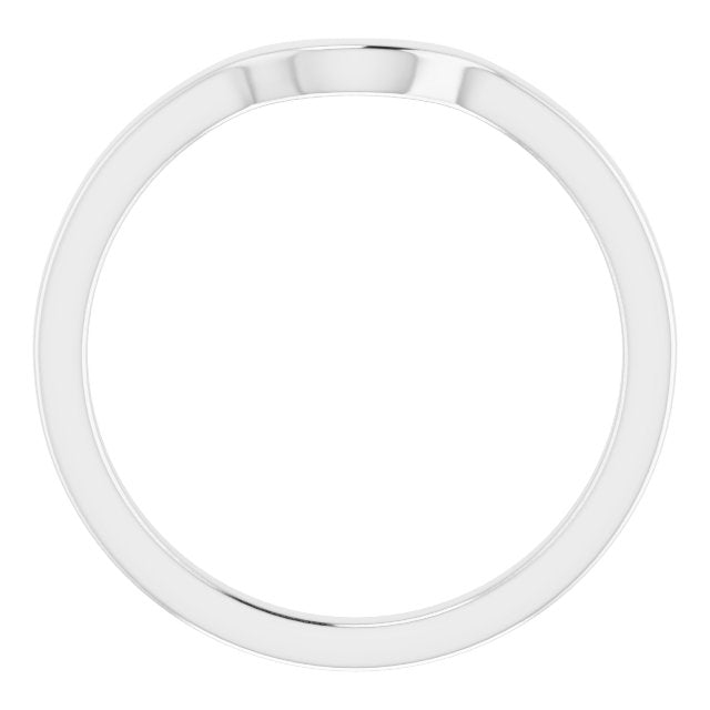 14K Matching Band for Round Ring