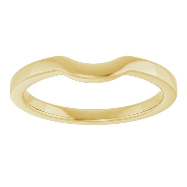 14K Matching Band for Cushion Ring