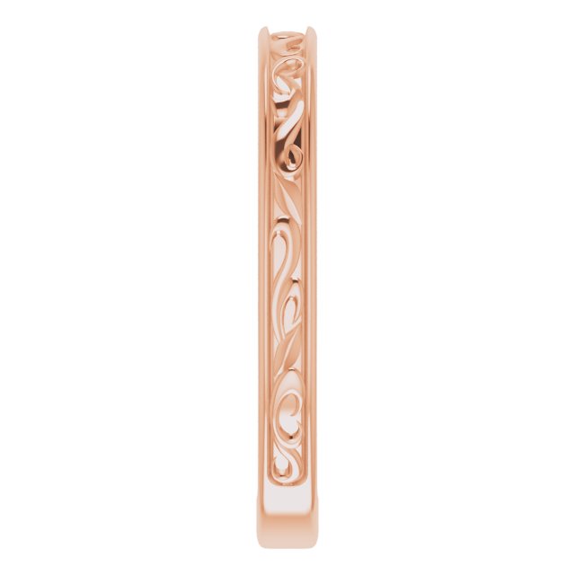 10K Rose Vintage-Inspired Band