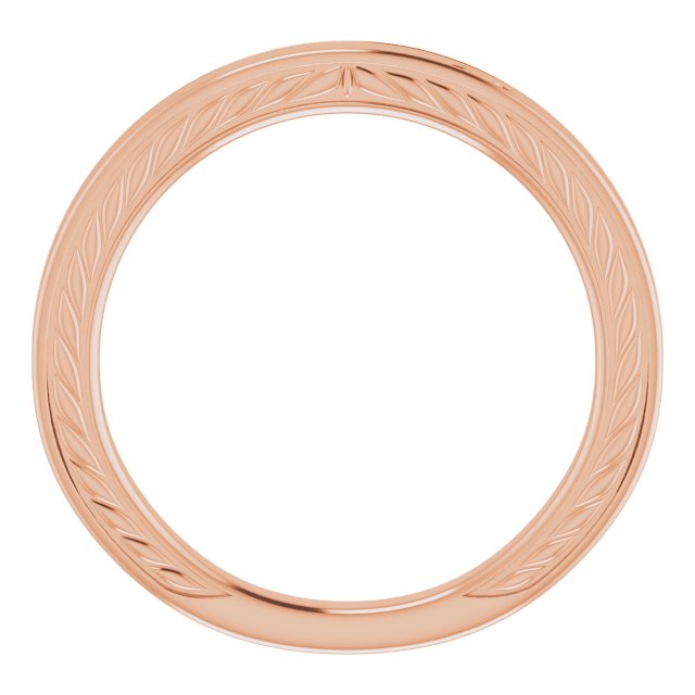 10K Rose Vintage-Inspired Band