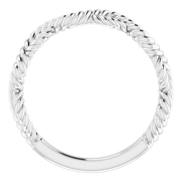 14K Band for Round Engagement Ring