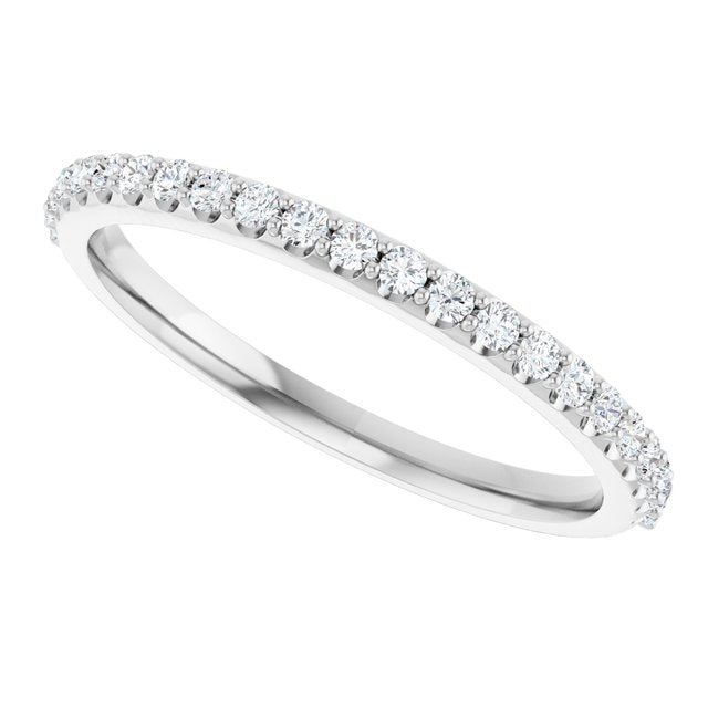 Platinum 1/4 CTW Lab-Grown Diamond Band
