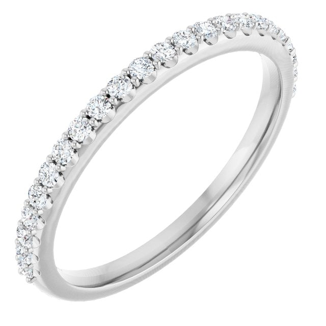Platinum 1/4 CTW Lab-Grown Diamond Band