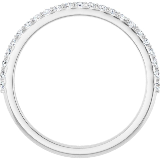 Platinum 1/4 CTW Lab-Grown Diamond Band