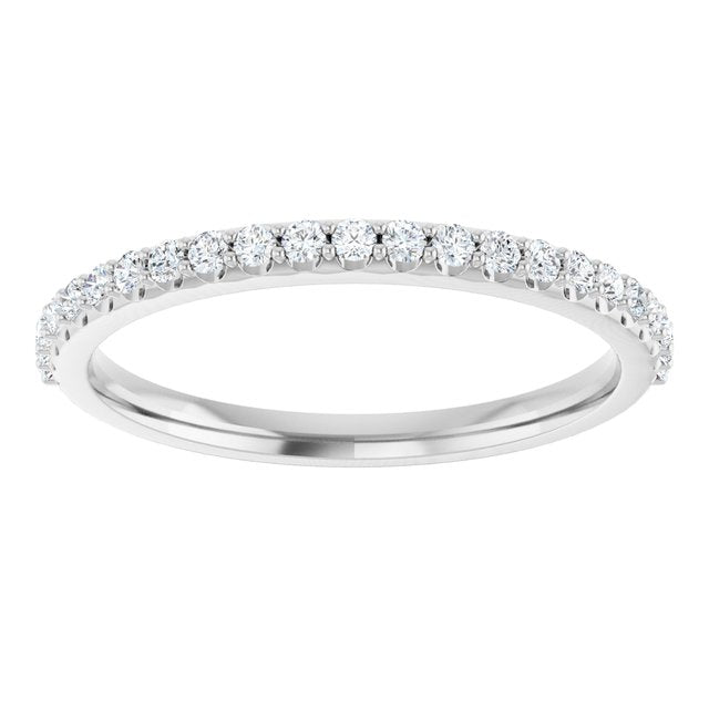 Platinum 1/4 CTW Lab-Grown Diamond Band