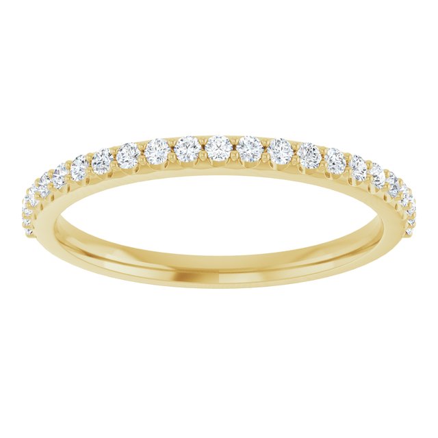 14K Yellow 1/4 CTW Lab-Grown Diamond Band