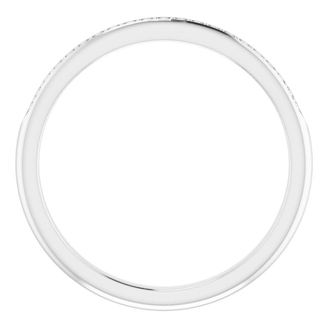 14K 1/10 CTW Diamond Band for Round Ring