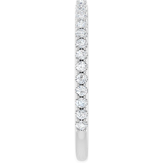 14K White 1/3 CTW Diamond Band