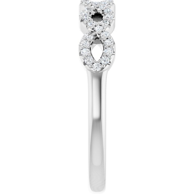 1/5 CTW Natural Diamond Band for Round Ring