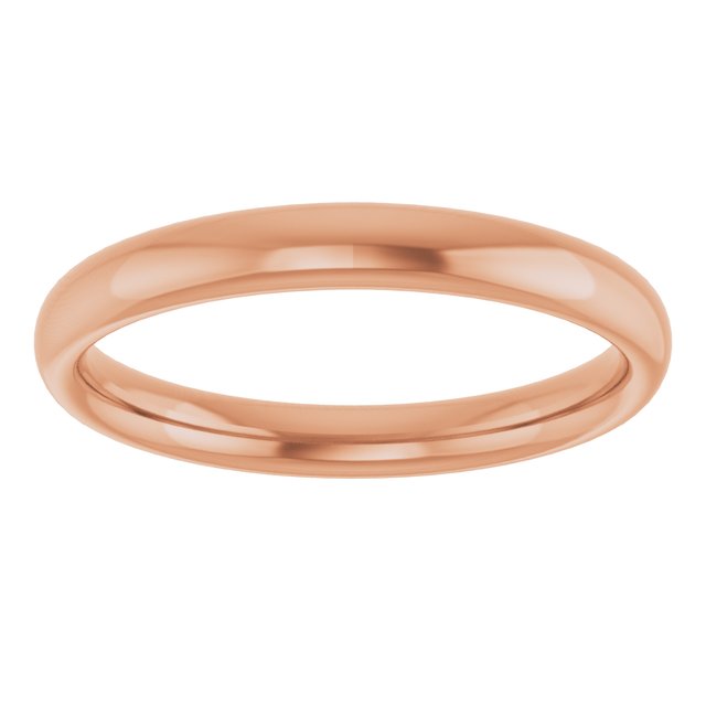 14K Rose Wedding Band