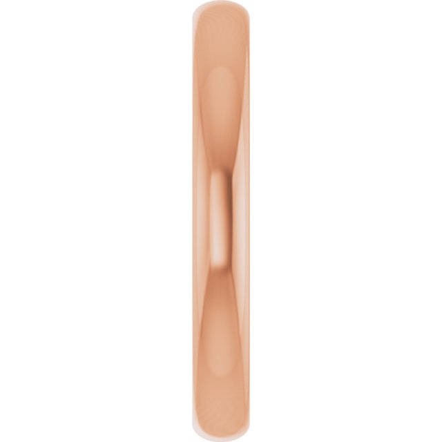 14K Rose Wedding Band