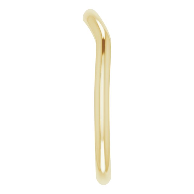 14K Band for Oval Ring