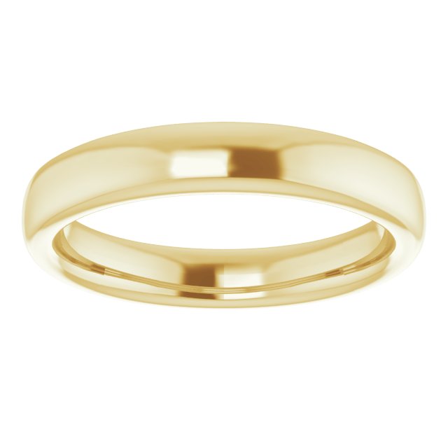 10K Band for Oval Ring