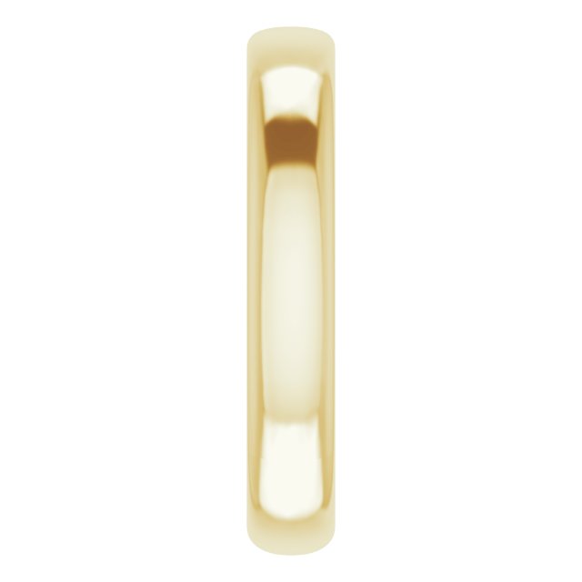 10K Band for Oval Ring