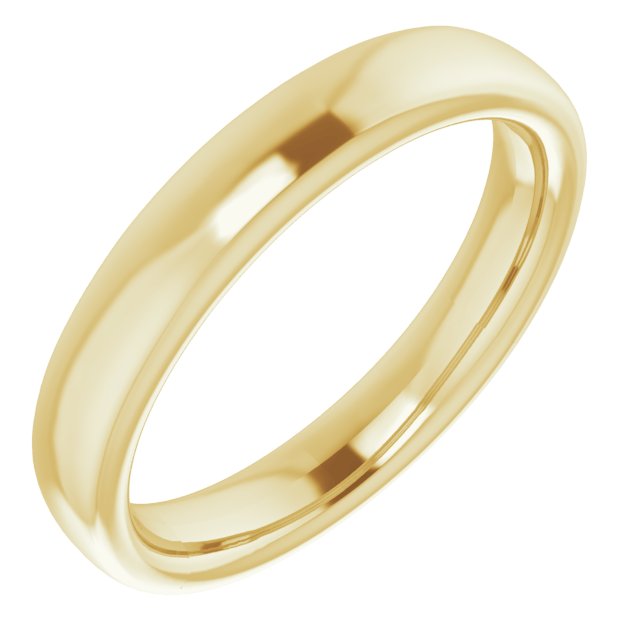 10K Band for Oval Ring
