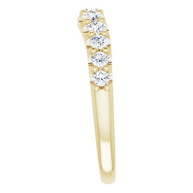 14K Yellow 5/8 CTW Diamond Band