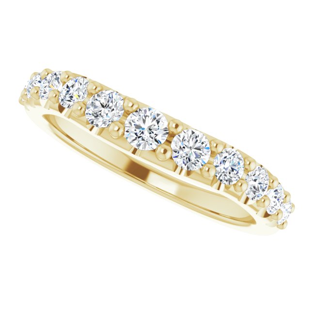 14K Yellow 5/8 CTW Diamond Band