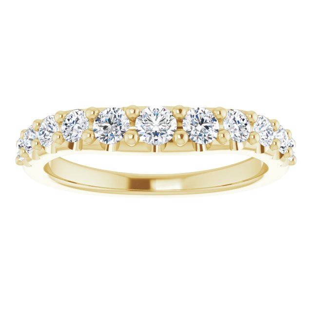 14K Yellow 5/8 CTW Diamond Band