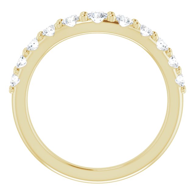 14K Yellow 5/8 CTW Diamond Band