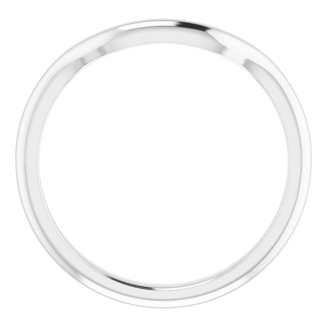 14K Band for Asscher Ring