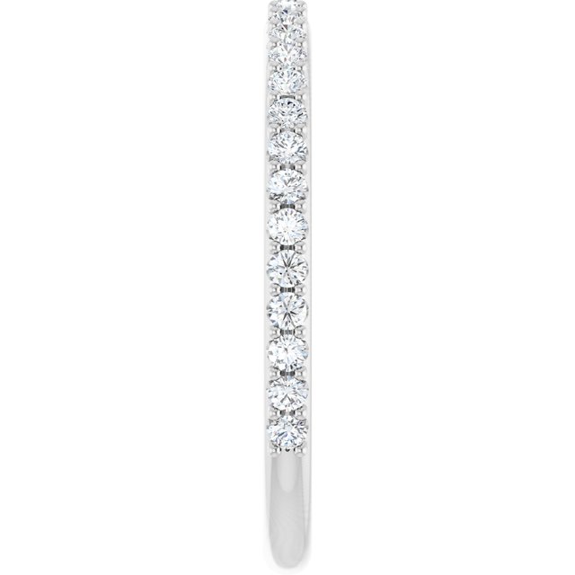 14K White 1/3 CTW Lab-Grown Diamond Band