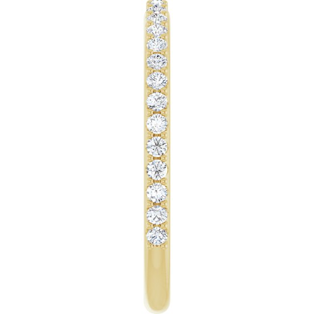 14K Yellow 1/3 CTW Lab-Grown Diamond Band