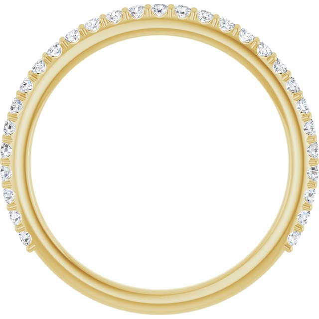 14K Yellow 1/3 CTW Lab-Grown Diamond Band