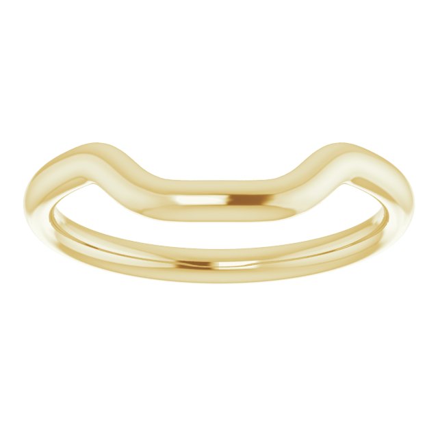 10K Band for Asscher Ring