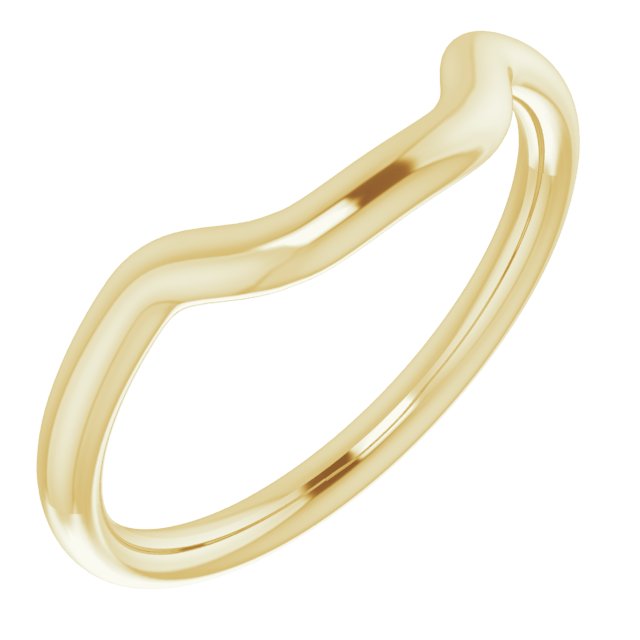10K Band for Asscher Ring