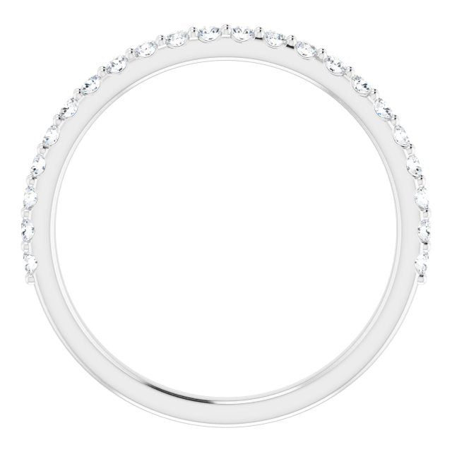 Platinum 1/3 CTW Lab-Grown Diamond Matching Band