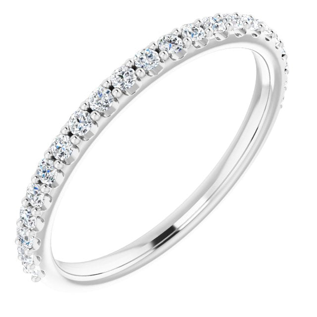 Platinum 1/3 CTW Lab-Grown Diamond Matching Band