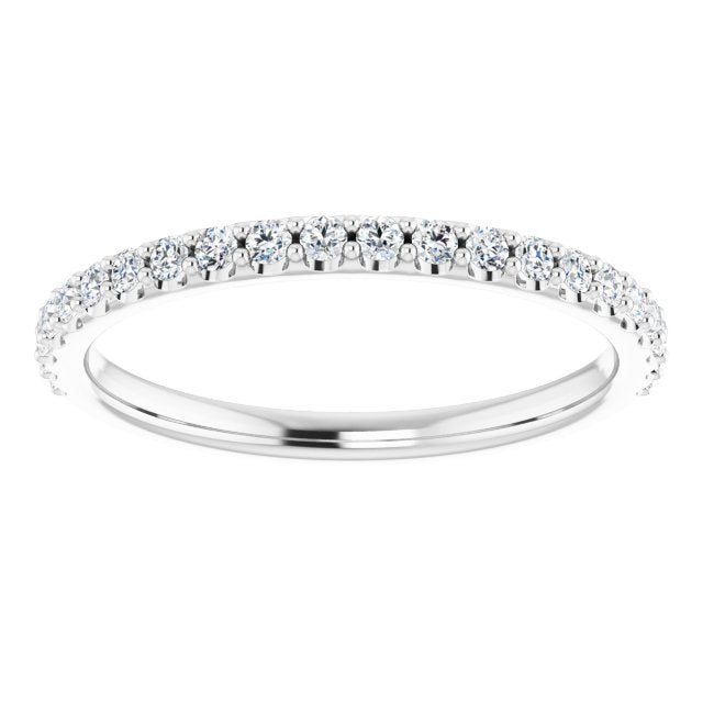 Platinum 1/3 CTW Lab-Grown Diamond Matching Band