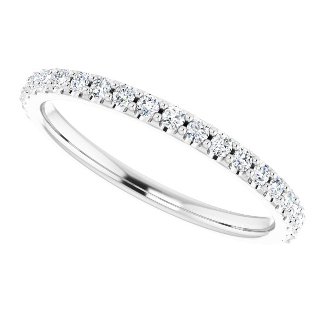 Platinum 1/3 CTW Lab-Grown Diamond Matching Band