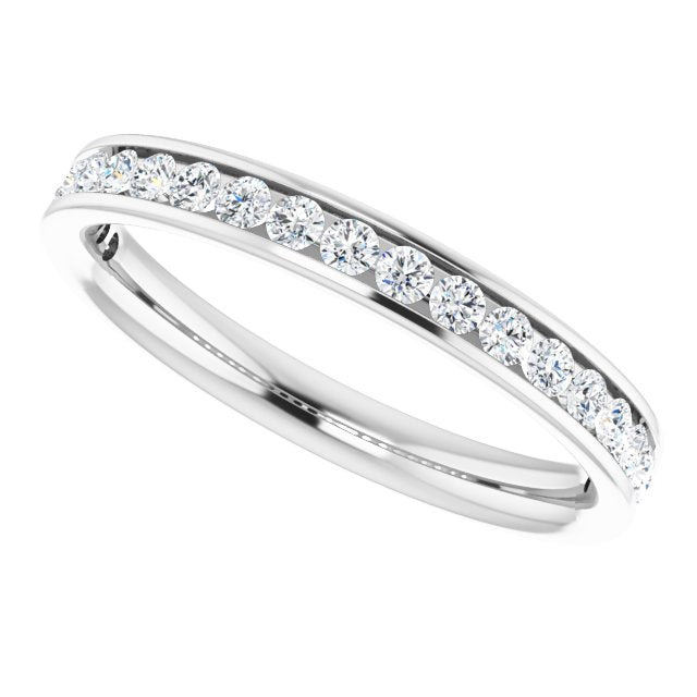 14K for Round Natural Diamond Ring