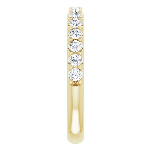 14K Yellow 5/8 CTW Lab-Grown Diamond Band