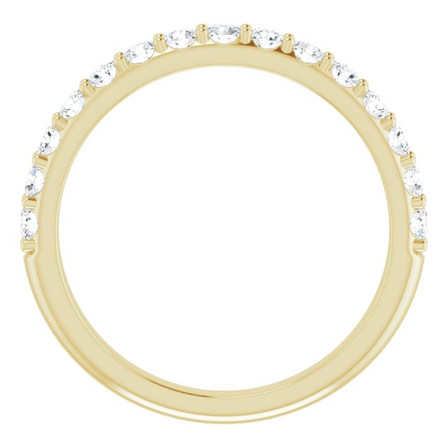14K Yellow 5/8 CTW Lab-Grown Diamond Band