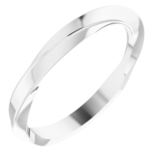 14K Twisted Matching Band
