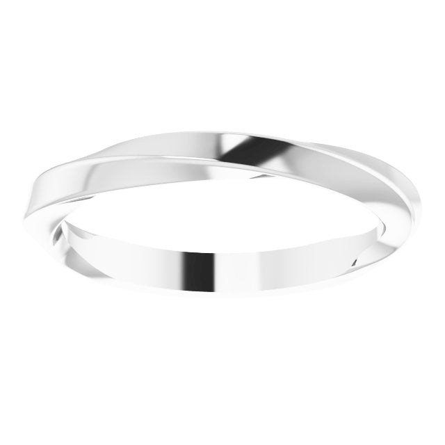 14K Twisted Matching Band