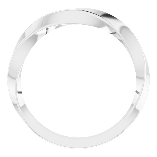 14K Twisted Matching Band