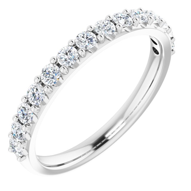 Platinum 1/2 CTW Lab-Grown Diamond Band
