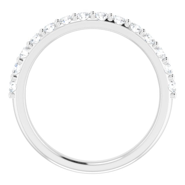 Platinum 1/2 CTW Lab-Grown Diamond Band